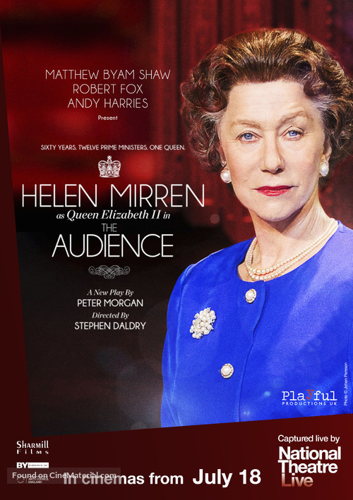 National Theatre Live: The Audience - Australian Movie Poster