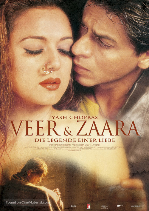 Veer-Zaara - German Movie Poster