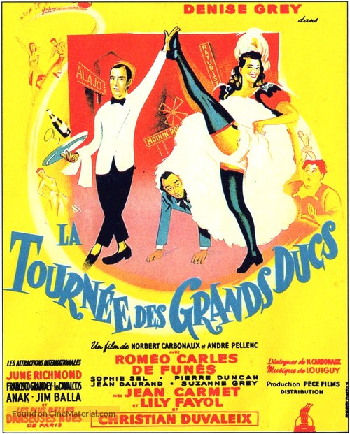 Tourn&egrave;e des grands Ducs, La - French Movie Poster