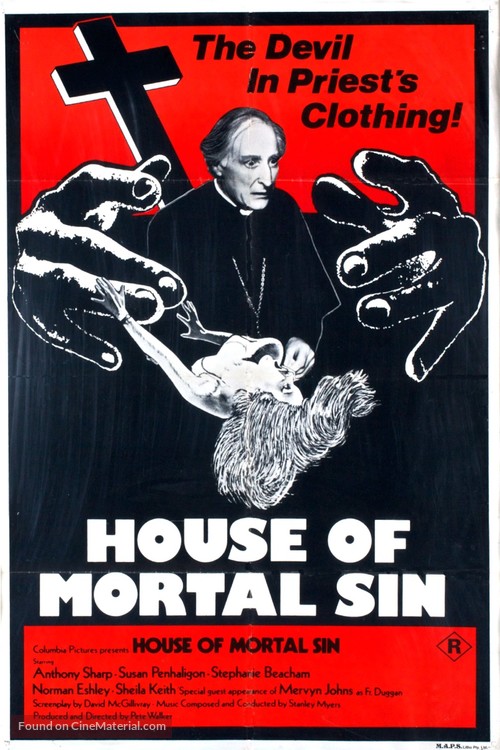 House of Mortal Sin - Australian Movie Poster