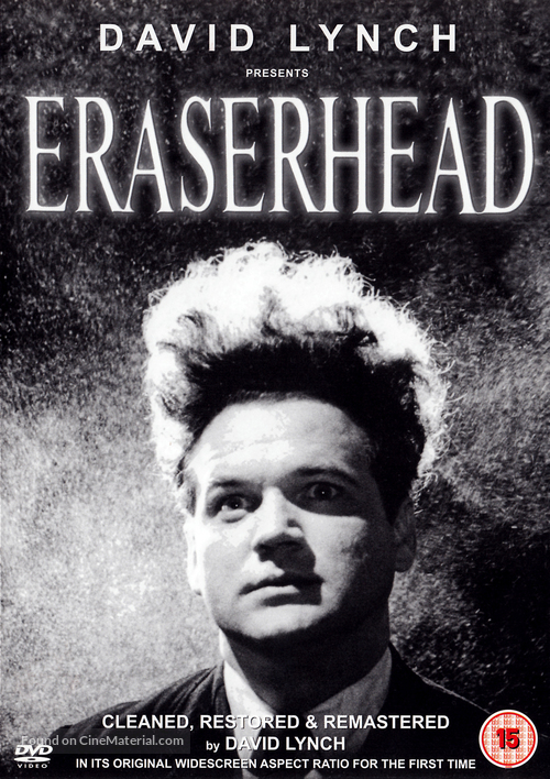 Eraserhead - British DVD movie cover