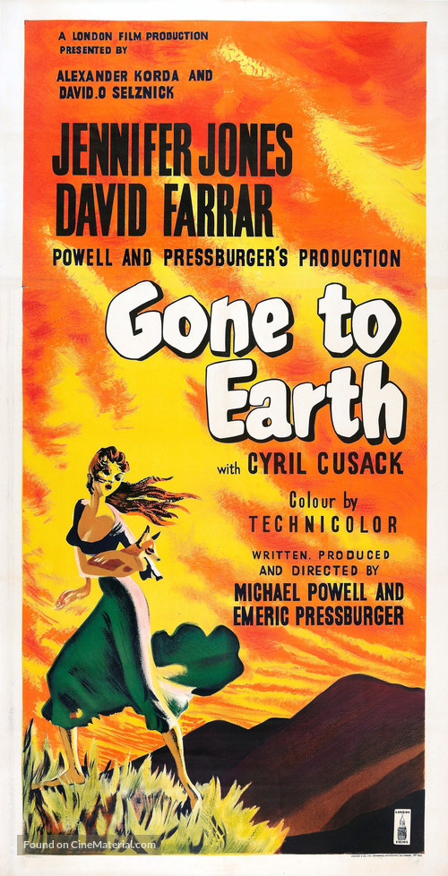 Gone to Earth - British Movie Poster