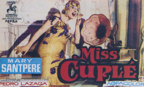 Miss Cupl&eacute; - Spanish Movie Poster
