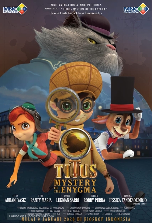 Titus: Mystery of The Enygma - Indonesian Movie Poster