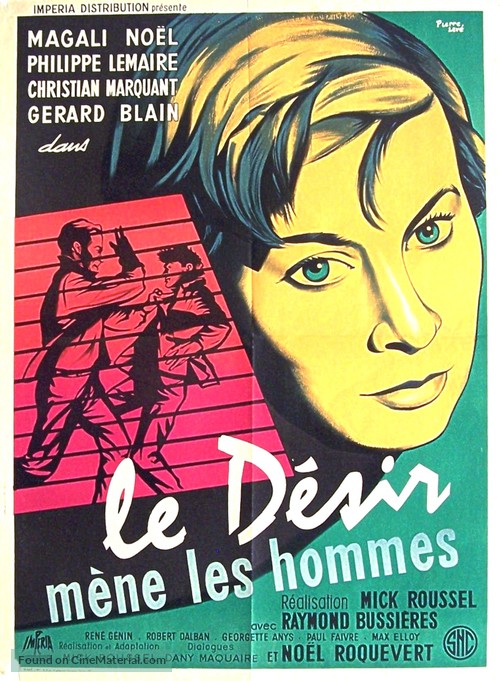 Le d&eacute;sir m&egrave;ne les hommes - French Movie Poster
