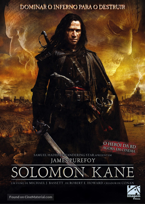 Solomon Kane - Brazilian DVD movie cover