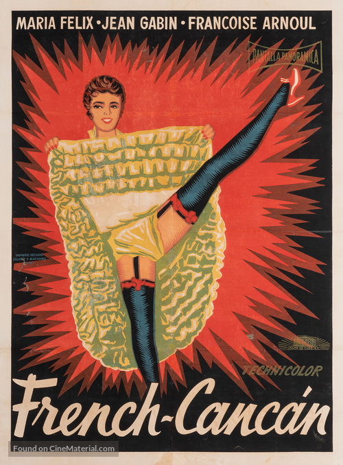 French Cancan - Cuban Movie Poster