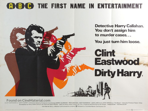 Dirty Harry - British Movie Poster