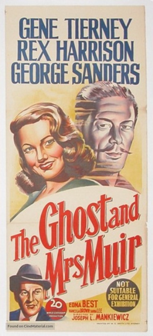 The Ghost and Mrs. Muir - Australian Movie Poster