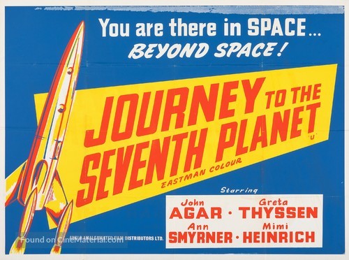 Journey to the Seventh Planet - British Movie Poster