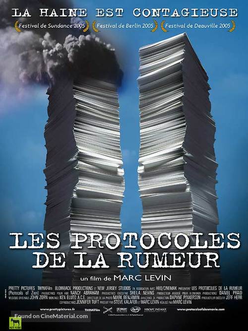 Protocols of Zion - French poster