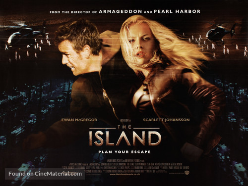The Island - British Movie Poster
