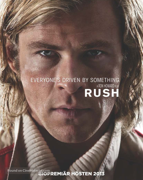 Rush - Swedish Movie Poster