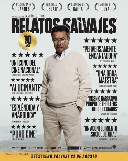 Relatos salvajes - Argentinian Re-release movie poster