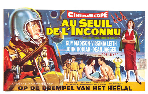 On the Threshold of Space - Belgian Movie Poster