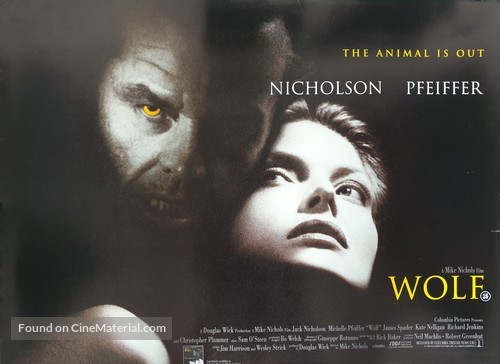 Wolf - British Movie Poster