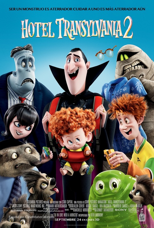 Hotel Transylvania 2 - Chilean Movie Poster