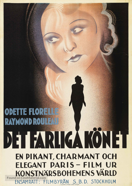 La femme nue - Swedish Movie Poster