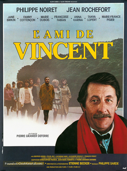 L&#039;ami de Vincent - French Movie Poster