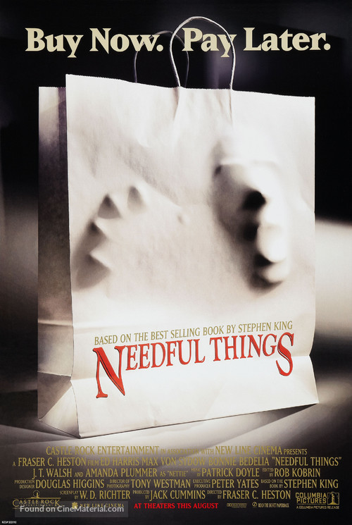 Needful Things - Theatrical movie poster