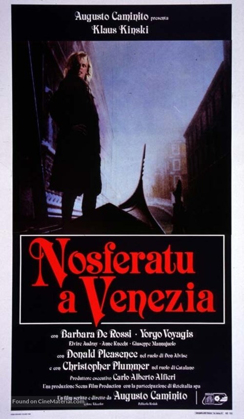 Nosferatu a Venezia - Italian Movie Poster