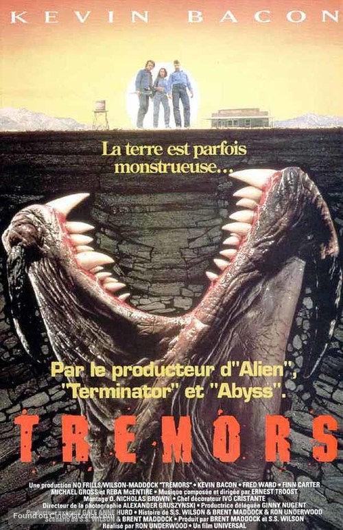 Tremors - French VHS movie cover