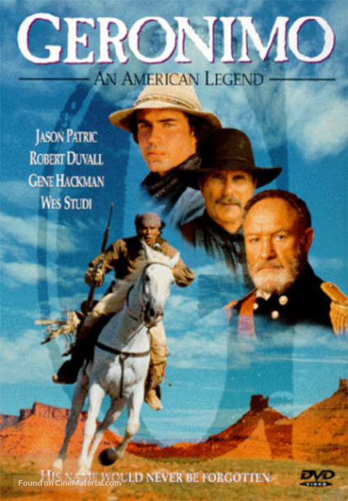 Geronimo: An American Legend - DVD movie cover