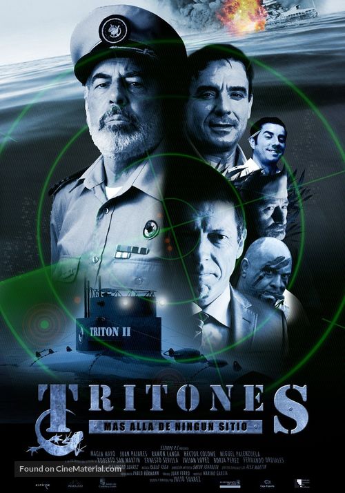 Tritones, M&aacute;s all&aacute; de ning&uacute;n sitio - Spanish Movie Poster