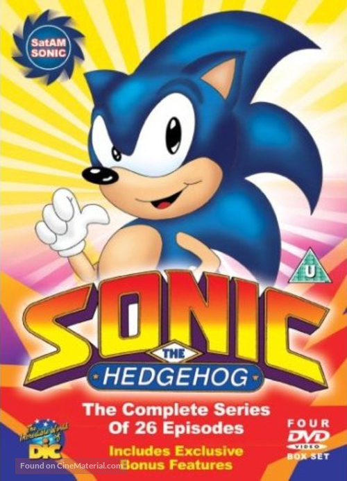 &quot;Sonic the Hedgehog&quot; - British DVD movie cover