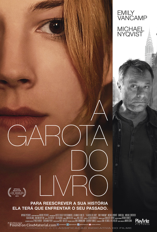 The Girl in the Book - Brazilian Movie Poster