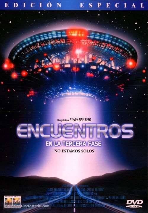 Close Encounters of the Third Kind - Spanish Movie Cover