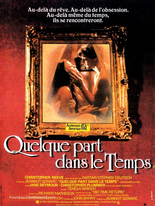 Somewhere in Time - French Movie Poster