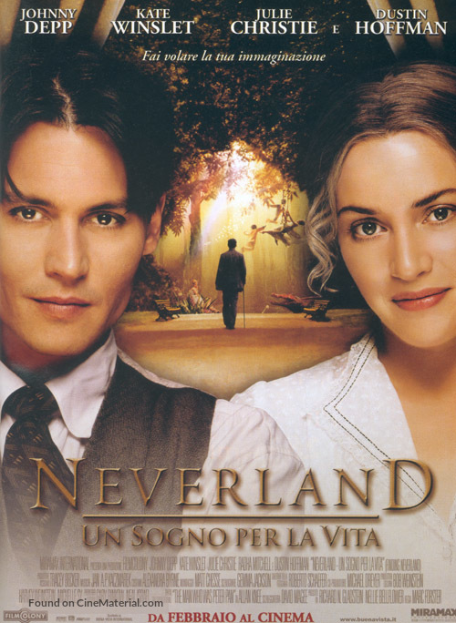 Finding Neverland - Italian Advance movie poster