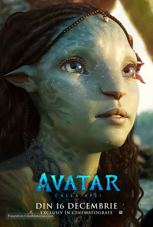 Avatar: The Way of Water - Romanian Movie Poster