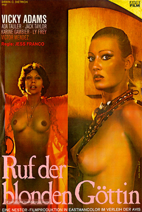 Der ruf der blonden G&ouml;ttin - German Movie Poster