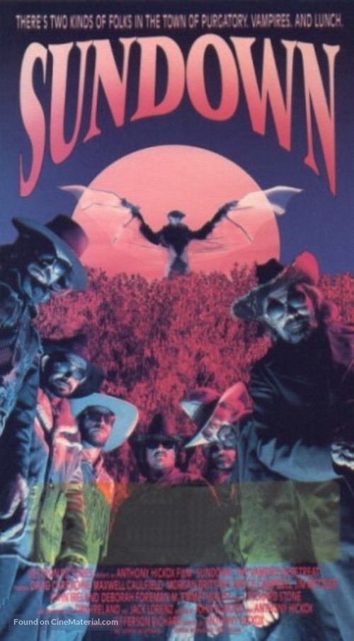 Sundown: The Vampire in Retreat - VHS movie cover