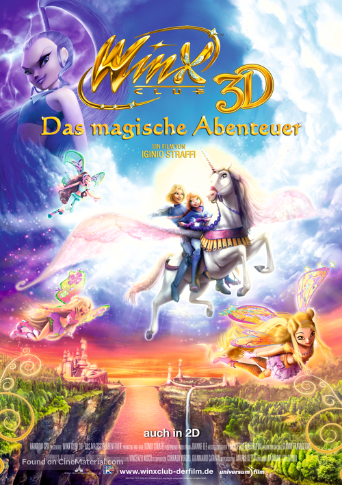 Winx Club 3D: Magic Adventure - German Movie Poster