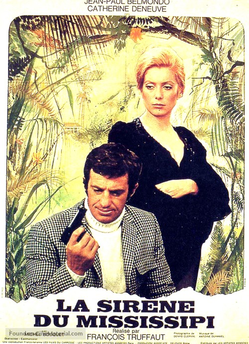 La sir&egrave;ne du Mississipi - French Movie Poster