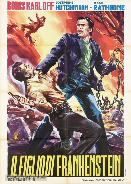 Son of Frankenstein - Italian Movie Poster