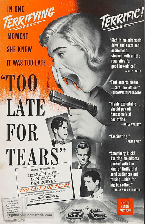 Too Late for Tears - poster