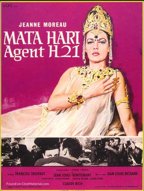 Mata Hari, agent H21 - French Movie Poster