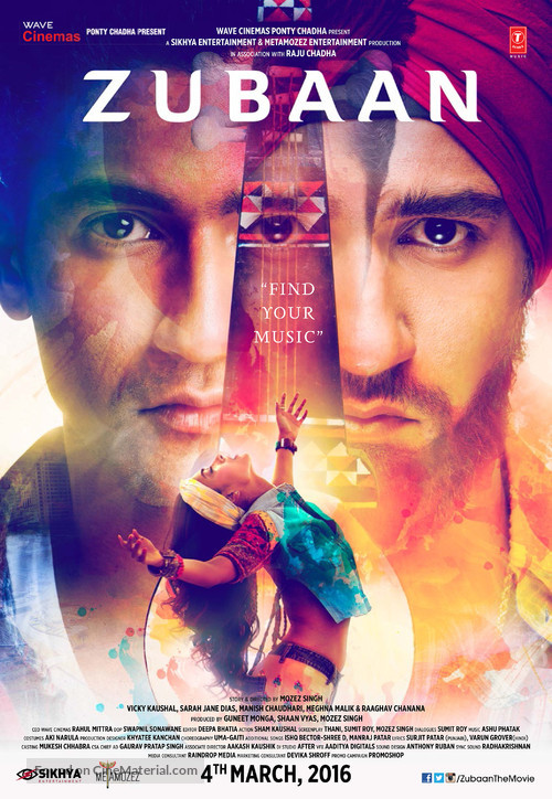 Zubaan - Indian Movie Poster