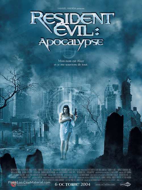 Resident Evil: Apocalypse - French Movie Poster