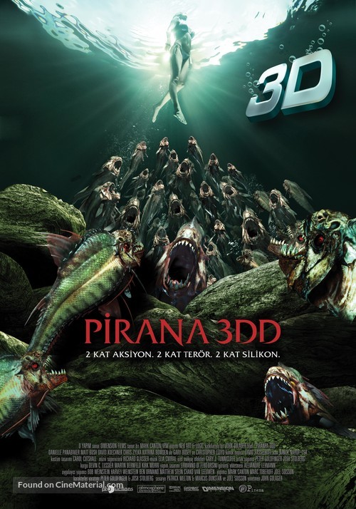 Piranha 3DD - Turkish Movie Poster