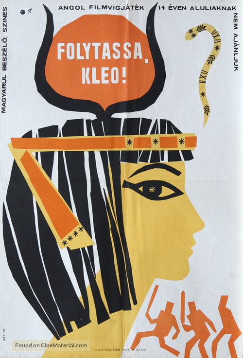 Carry on Cleo - Hungarian Movie Poster