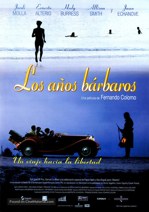 Los a&ntilde;os b&aacute;rbaros - Spanish Movie Poster