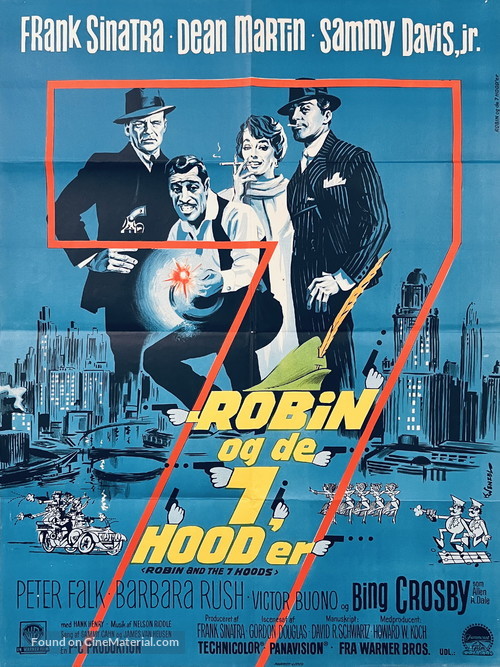 Robin and the 7 Hoods - Danish Movie Poster