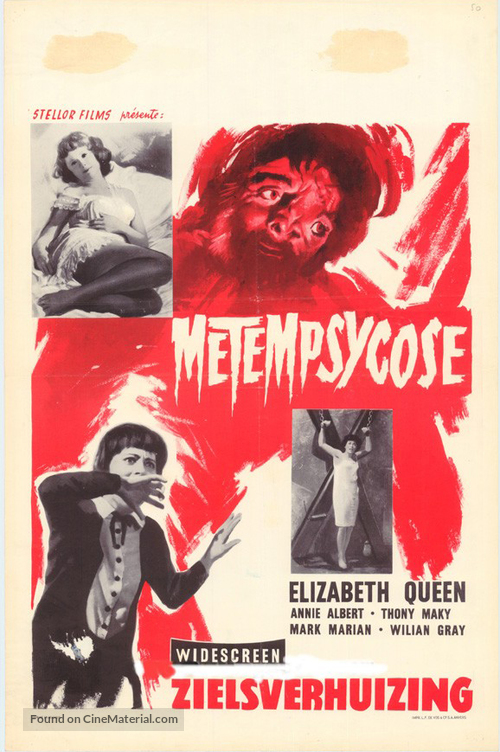 Metempsyco - Belgian Movie Poster