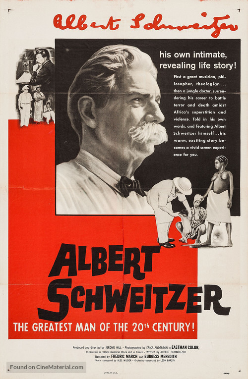 Albert Schweitzer - Movie Poster