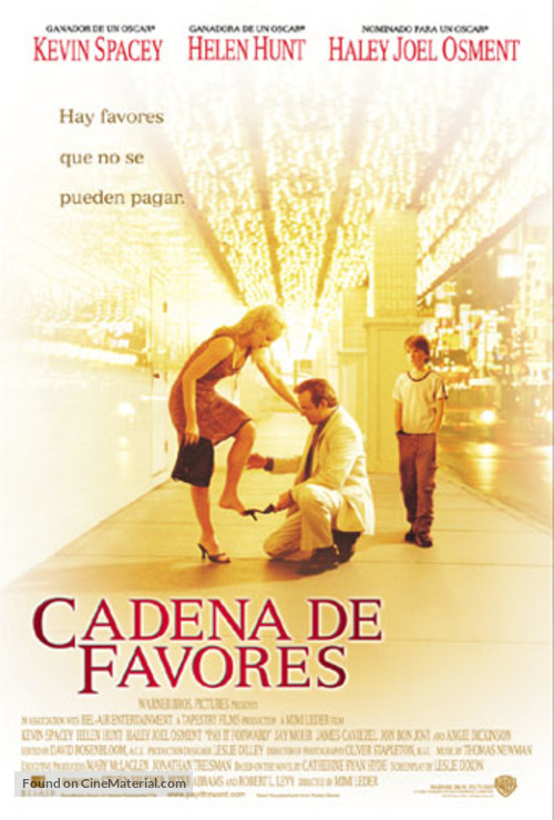 Pay It Forward - Argentinian poster